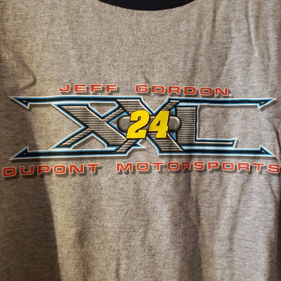 EUC Vintage Chase Authentics Jeff Gordon Dupont Motorsports T-shirt Size Large - Picture 4 of 7